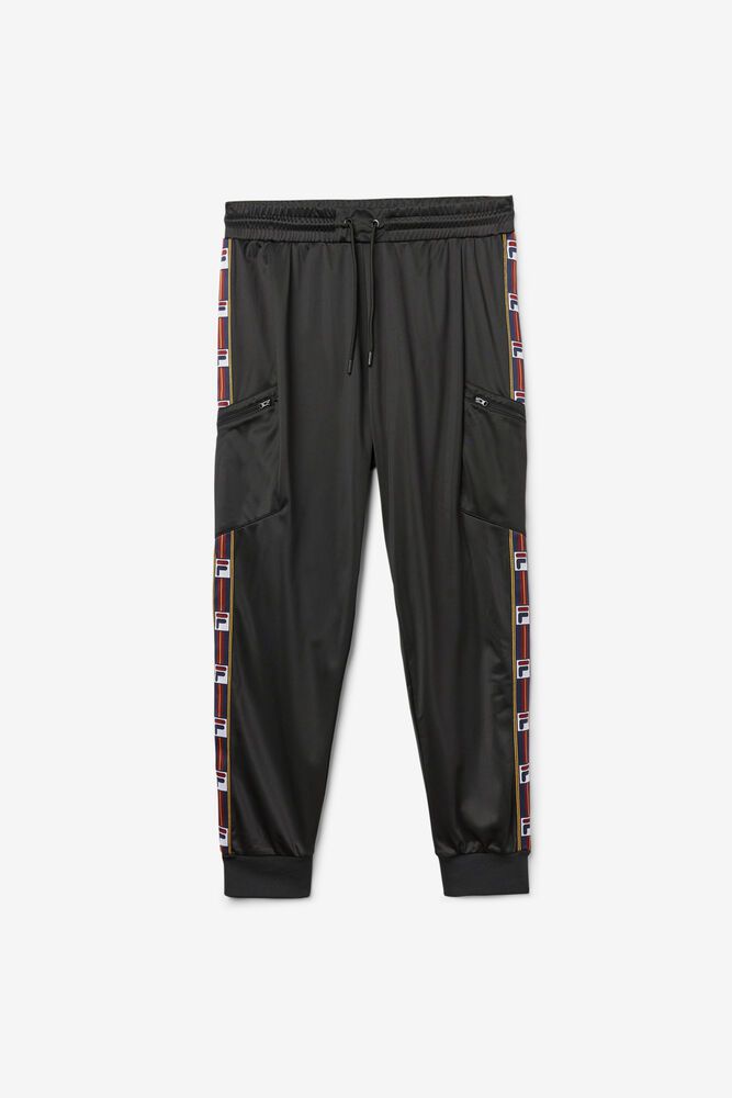 Fila Pants Mens Black - Jaxson - Philippines 1268453-PA